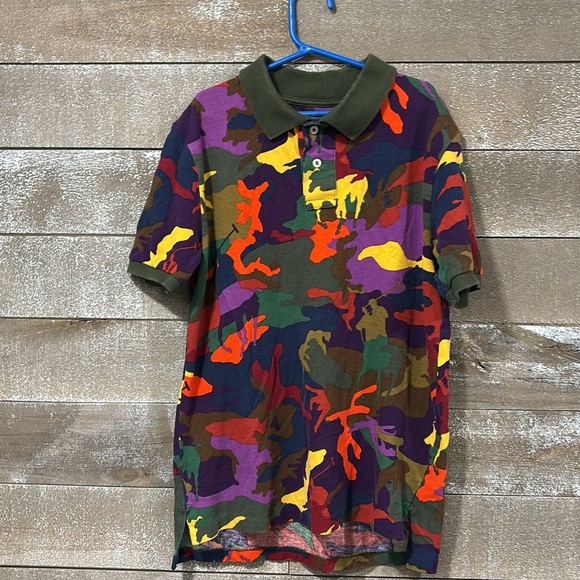 Polo Ralph Lauren Pony Camo Polo size 14-16 - Picture 3 of 8